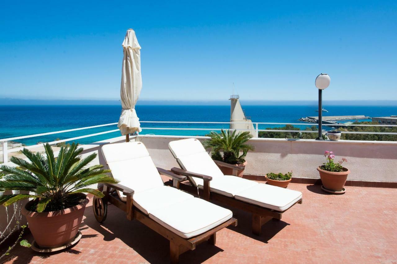 Casa Con Terrazza Sul Mare All'Addaura Palermo Eksteriør billede