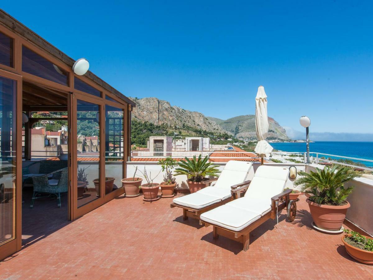 Casa Con Terrazza Sul Mare All'Addaura Palermo Eksteriør billede